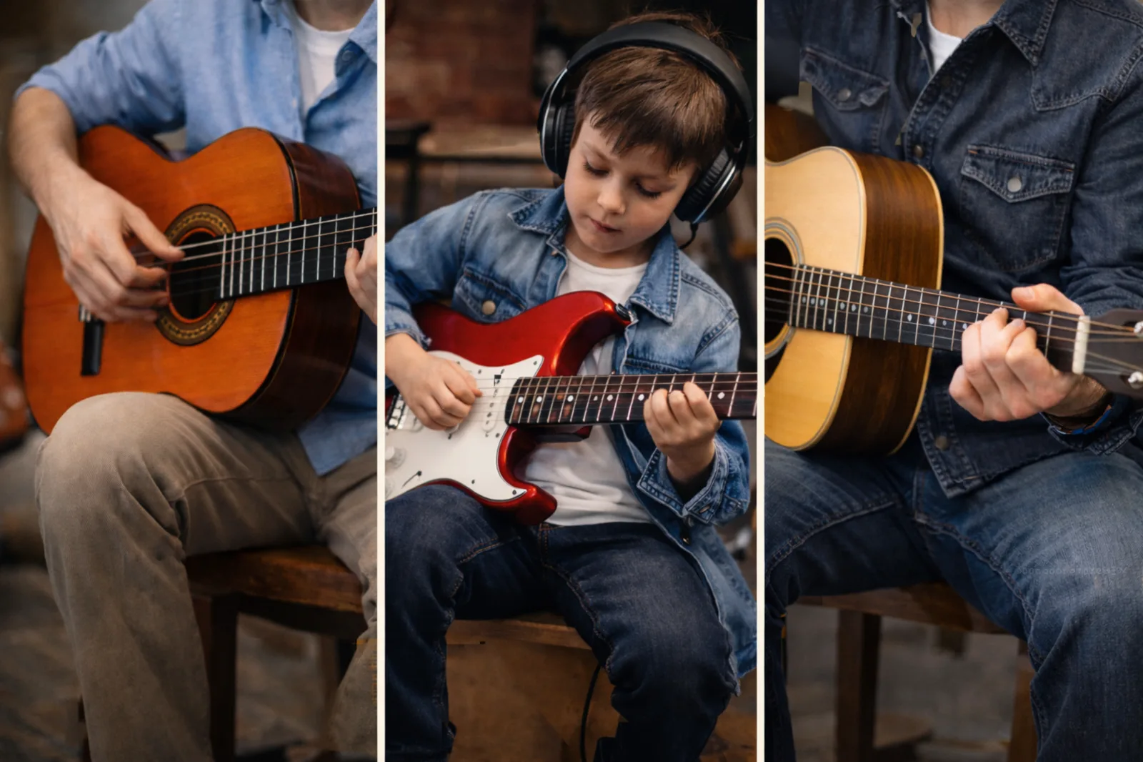 Chitarra classica, elettrica e acustica: strumenti per iniziare