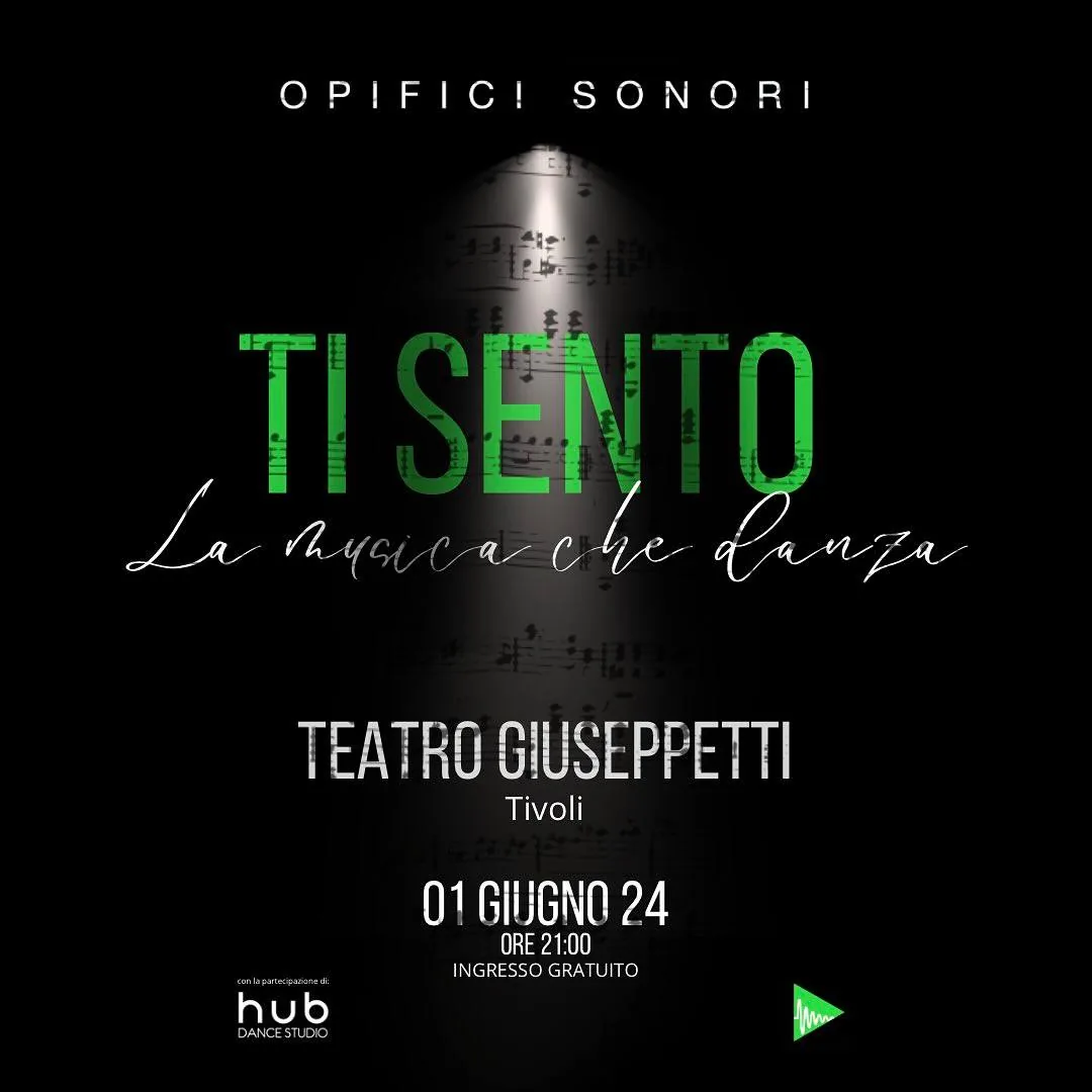 Locandina Ti sento, la musica che danza